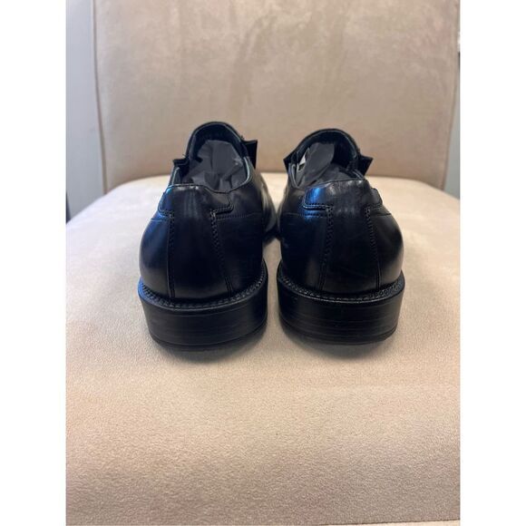 Bruno Marc Black Leather State Slip On Dress Loafers sz 7.5 main image 5
